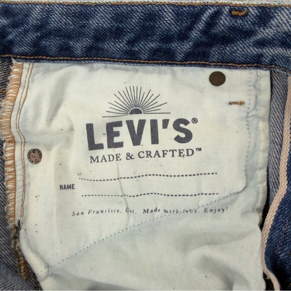 Levi's Made and Crafted Rail Straight Selvedge Denim 31x30 - Picture 12 of 15